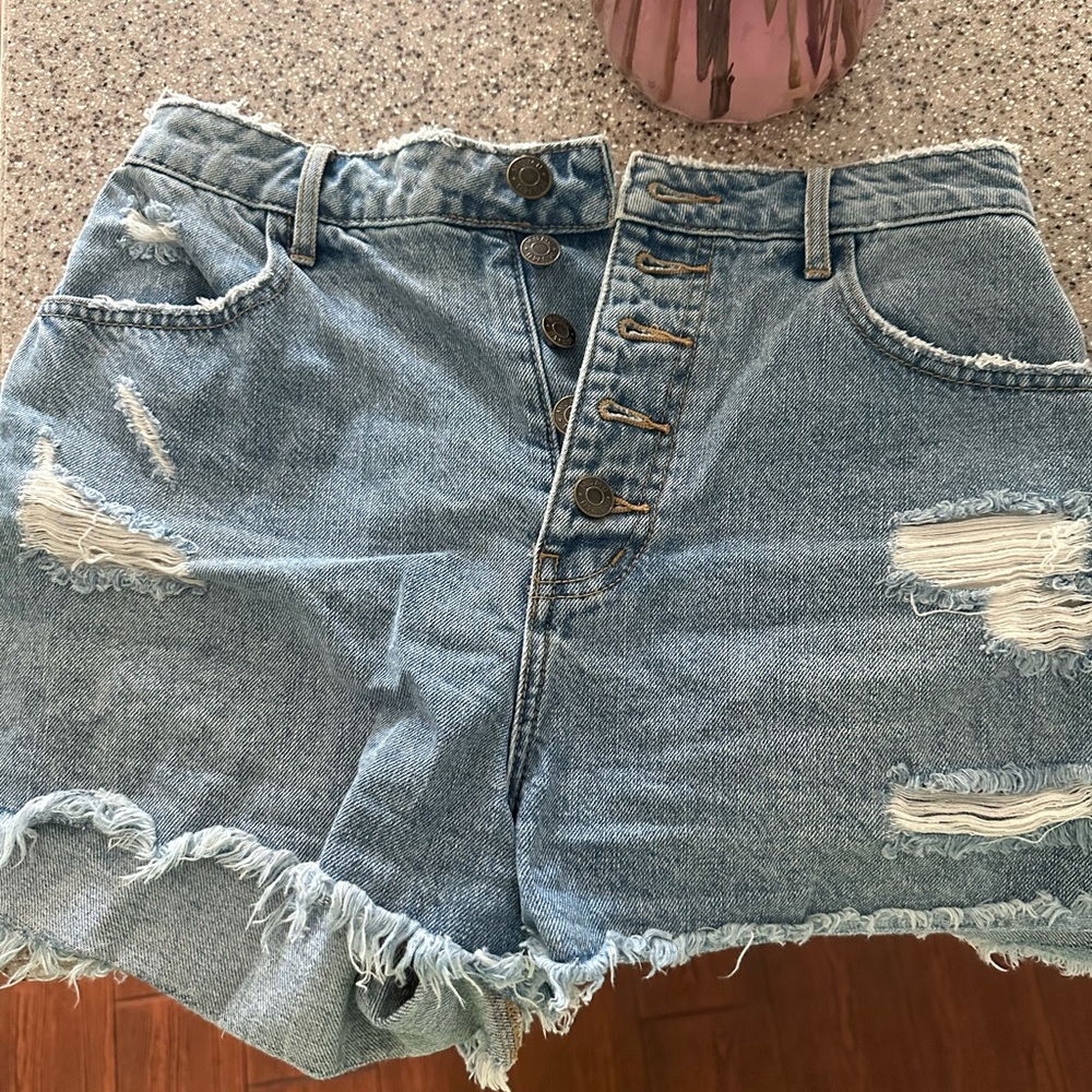 Show Me Your MuMu Arizona Denim Shorts
